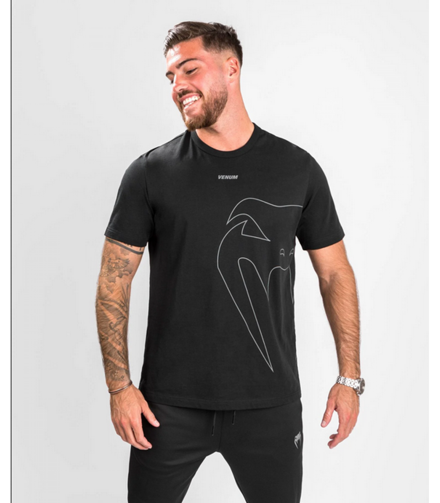 Тениска - Venum GIANT CONNECT T-SHIRT - Black​
